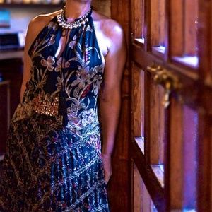 OPULENT HOLIDAY DRESS- Frida Kahlo Style